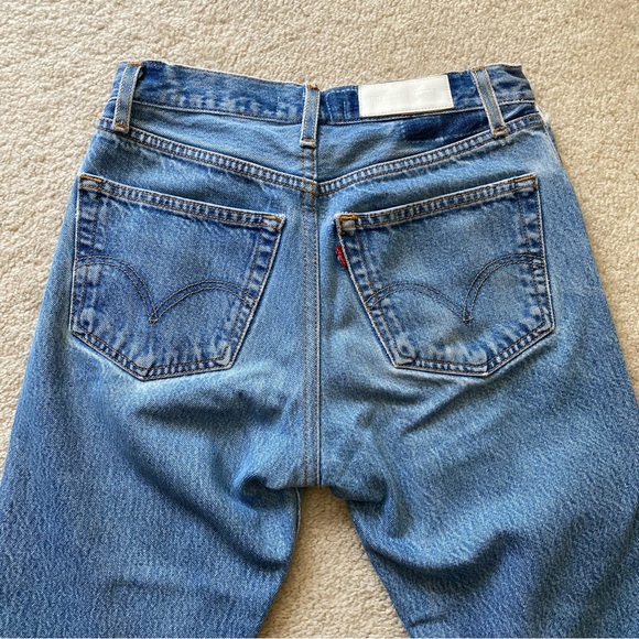 RE/DONE LEVI’S 5 BUTTON FLY CROP KICK - Picture 3 of 16